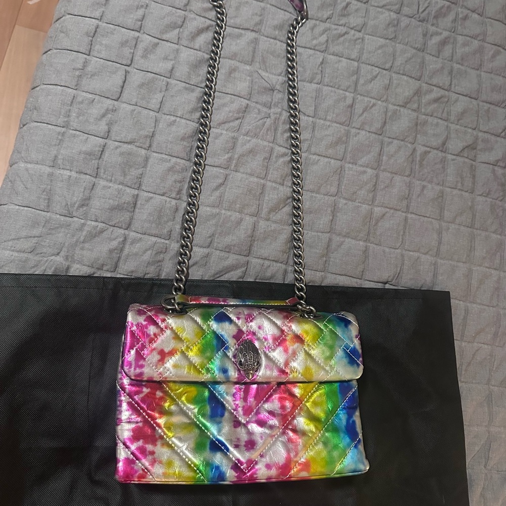 Kurt Geiger Rainbow Quilted Shoulder Bag